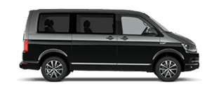 Minibus — 8 seats, 8 cases