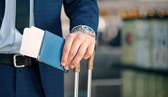 An account client met with an executive car